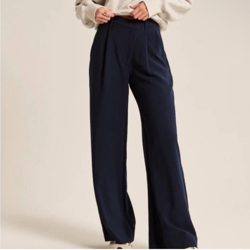 Abercrombie Criss Cross Wide-Leg Pants
